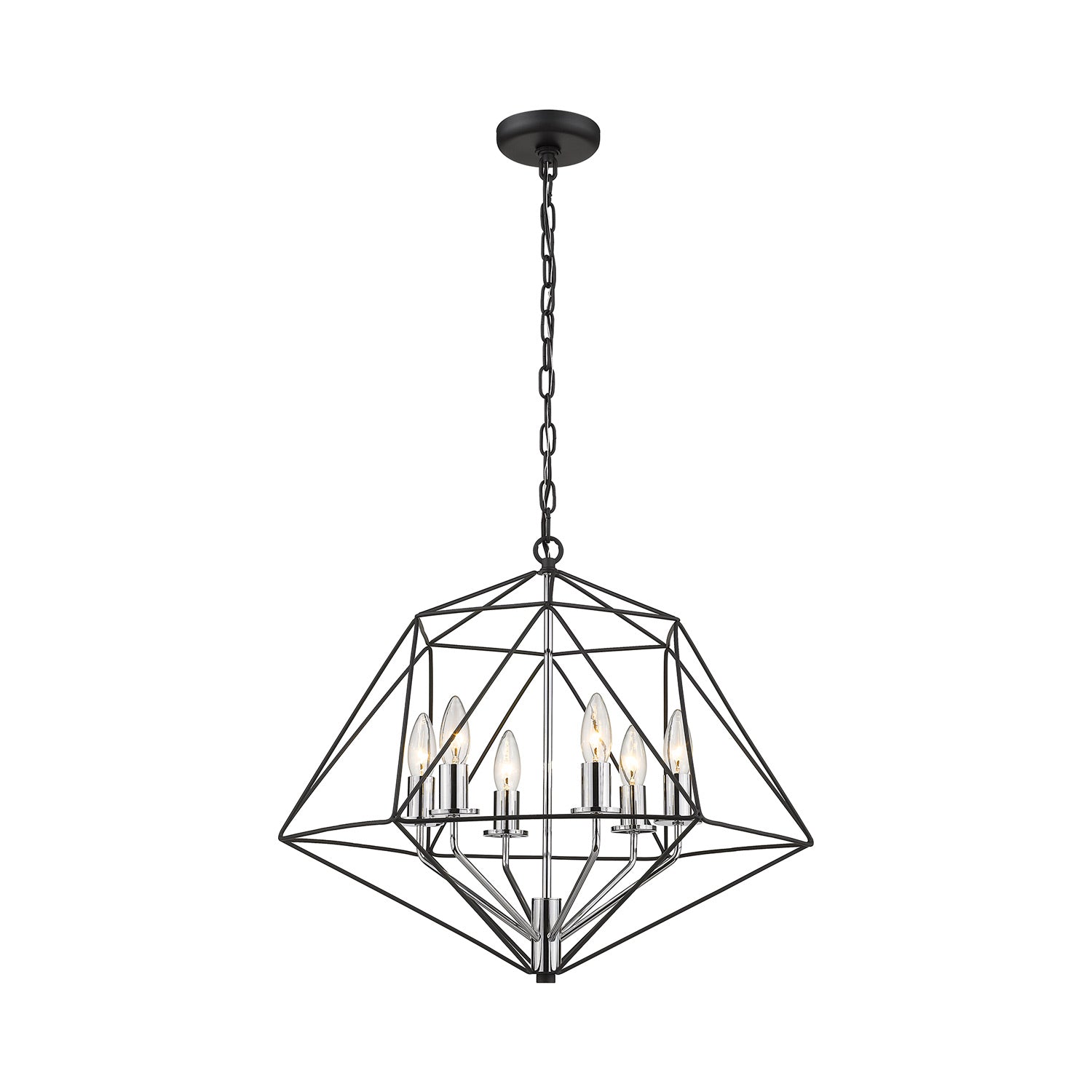 Geo Chandelier in Detail.