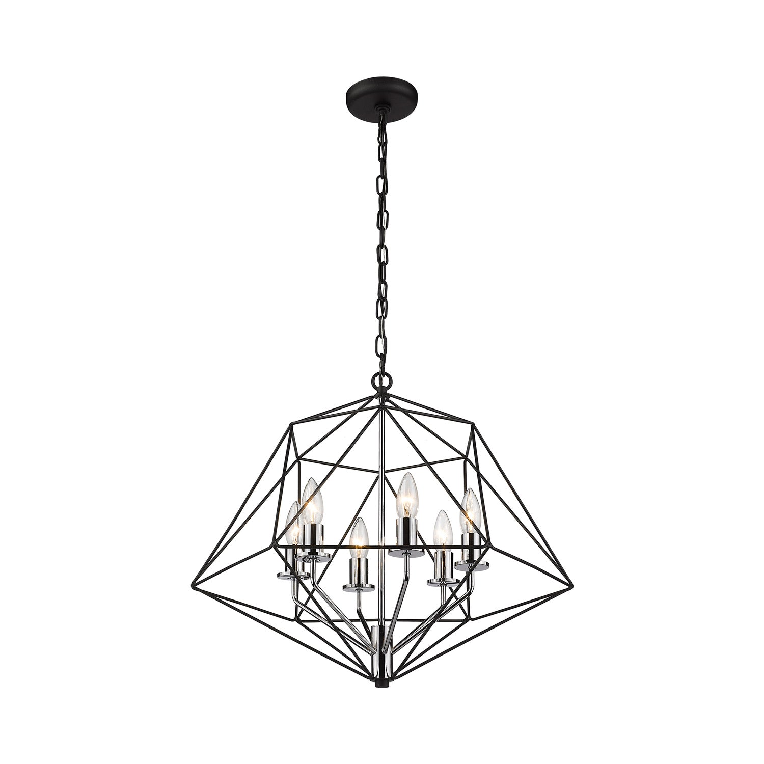 Geo Chandelier in Detail.