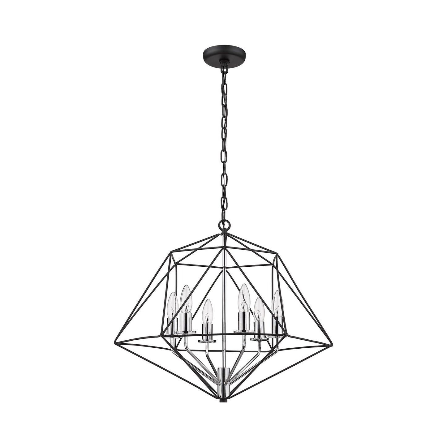 Geo Chandelier in Detail.