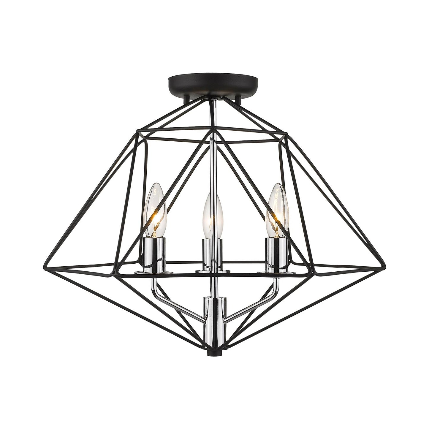 Geo Semi Flush Mount Ceiling Light.