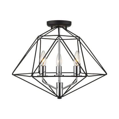 Geo Semi Flush Mount Ceiling Light.