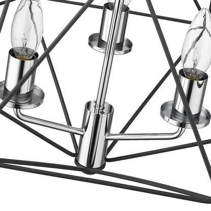 Geo Semi Flush Mount Ceiling Light in Detail.