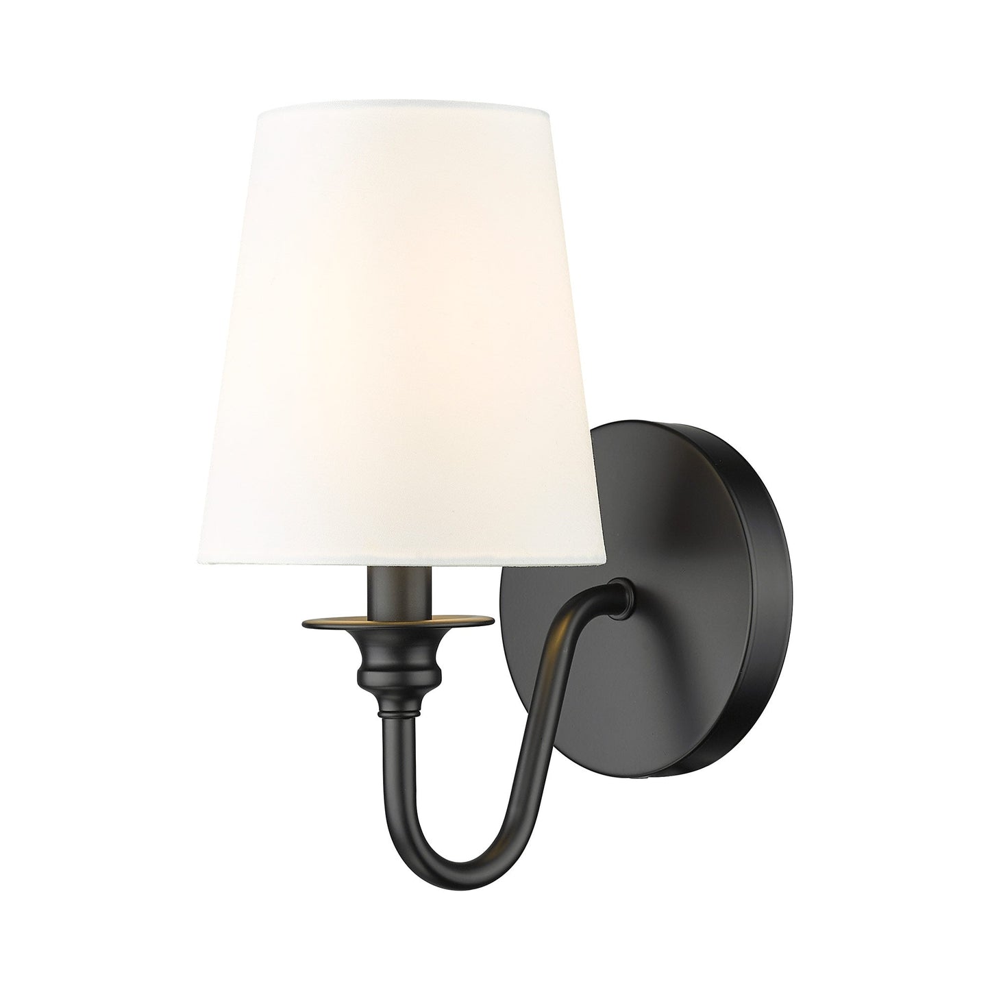 Gianna Wall Light in Matte Black (1-Light).