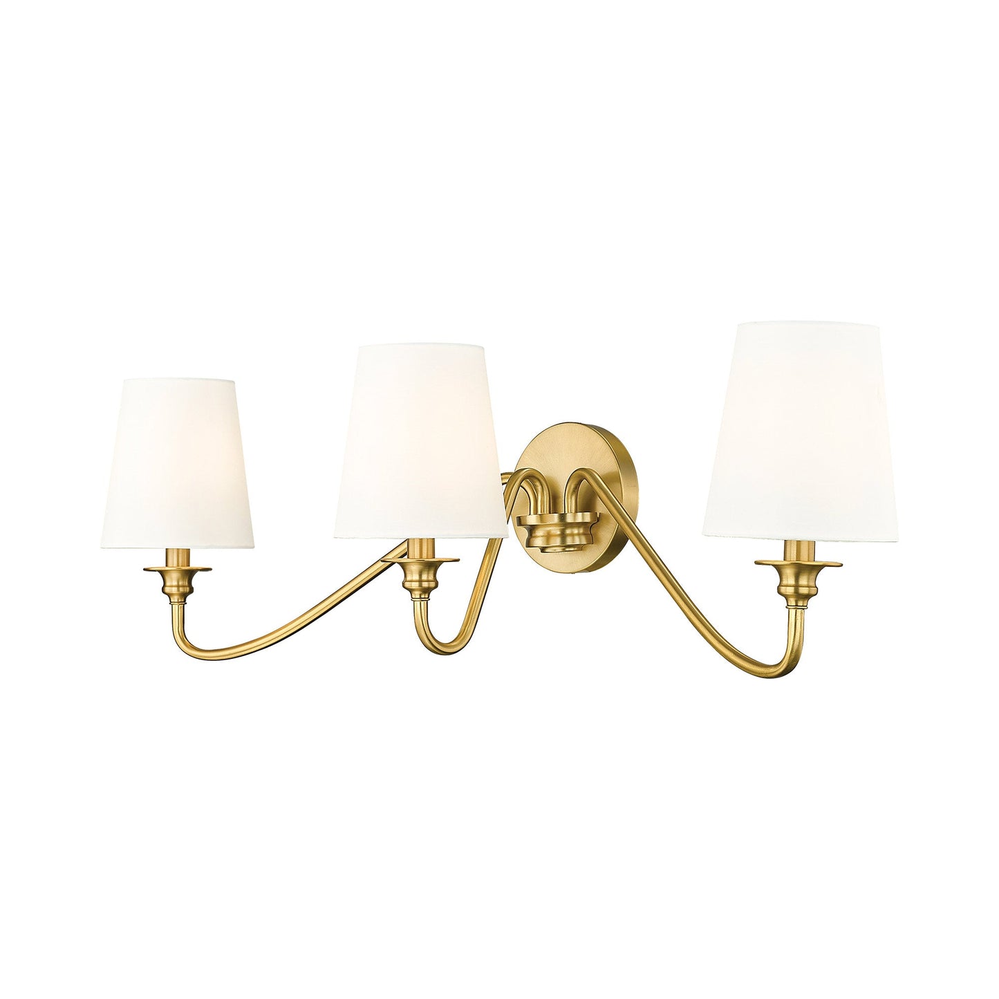 Gianna Wall Light in Modern Gold (3-Light).