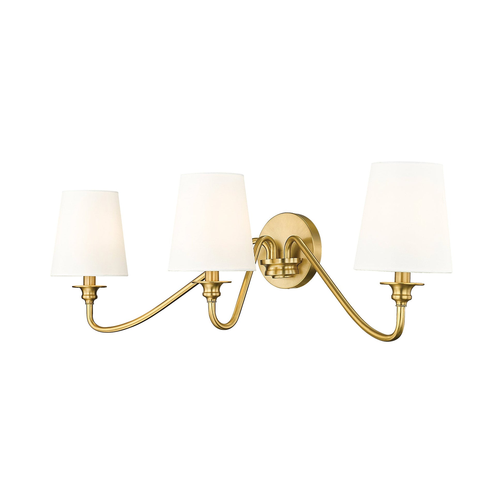 Gianna Wall Light in Modern Gold (3-Light).