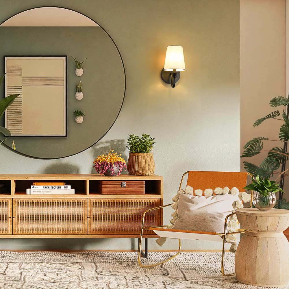 Gianna Wall Light in living room.