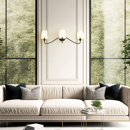 Gianna Wall Light in living room.