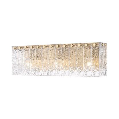 Glacier Bath Vanity Light in Modern Gold (3-Light).