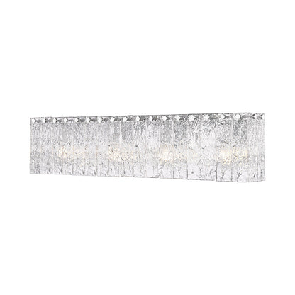 Glacier Bath Vanity Light in Chrome (4-Light).