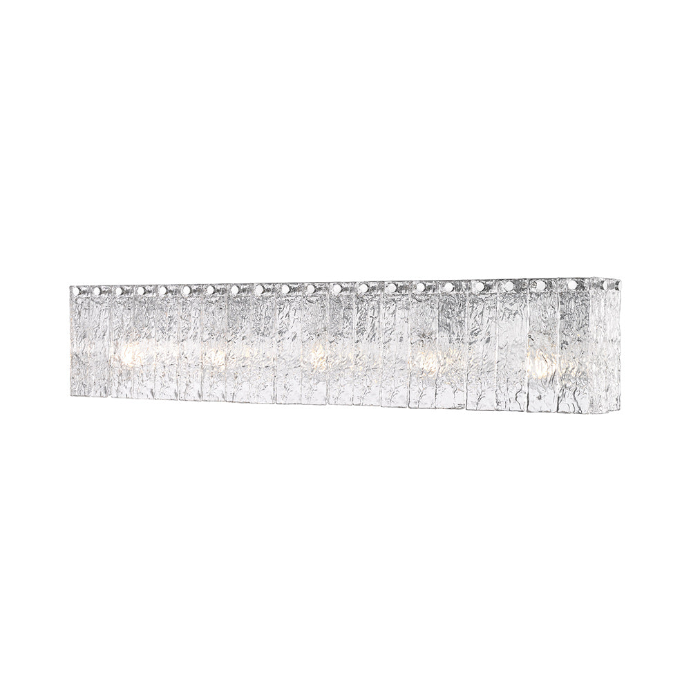 Glacier Bath Vanity Light in Chrome (5-Light).