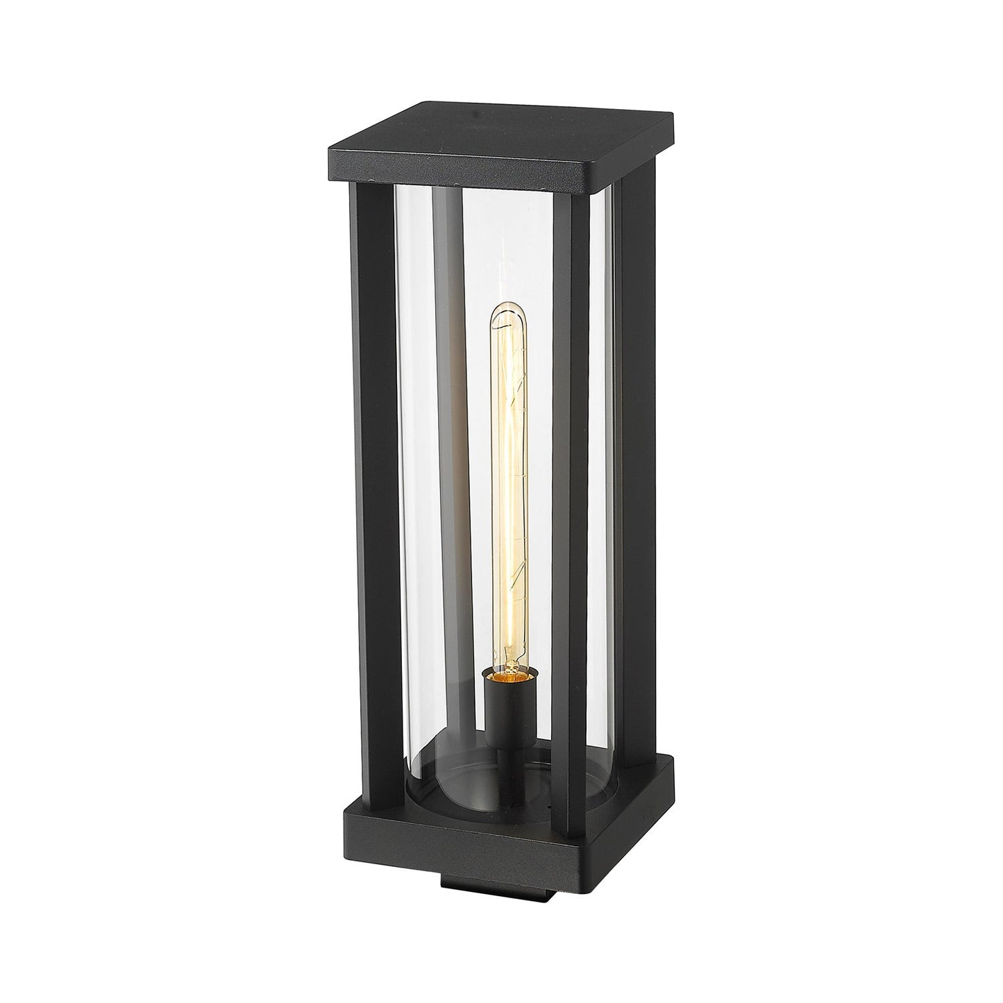 Glenwood Outdoor Square Post Light in Detail.