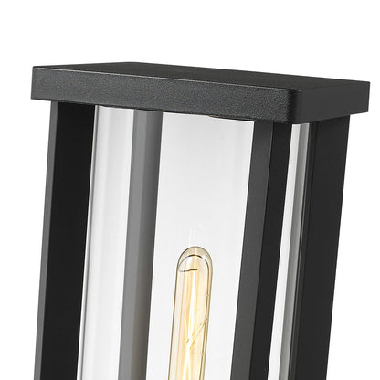 Glenwood Outdoor Square Post Light in Detail.