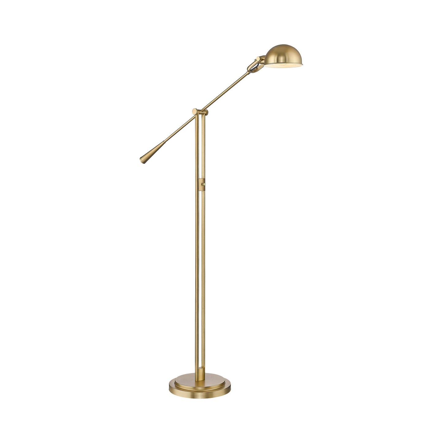 Grammercy Park Floor Lamp in Heritage Brass.