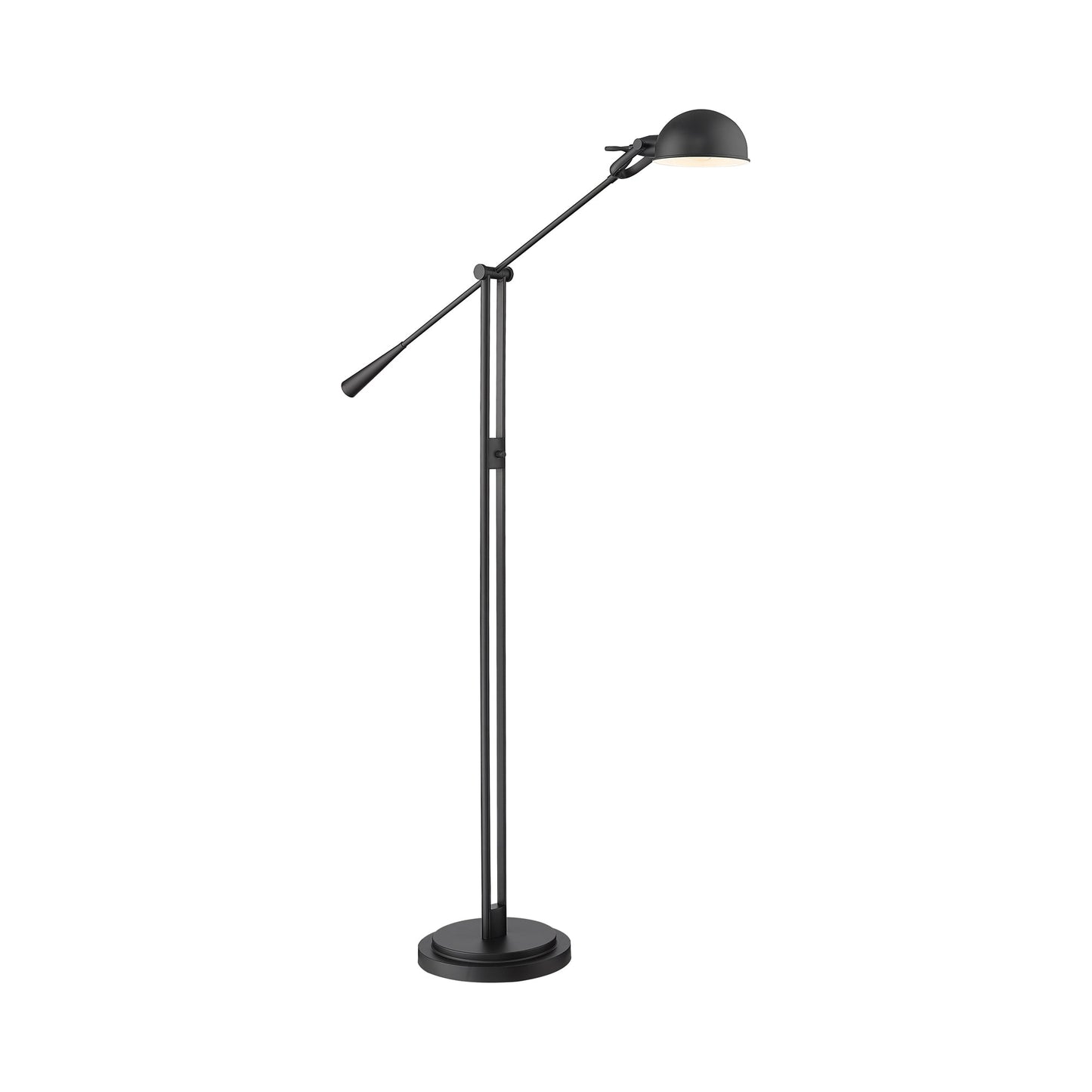 Grammercy Park Floor Lamp in Matte Black.