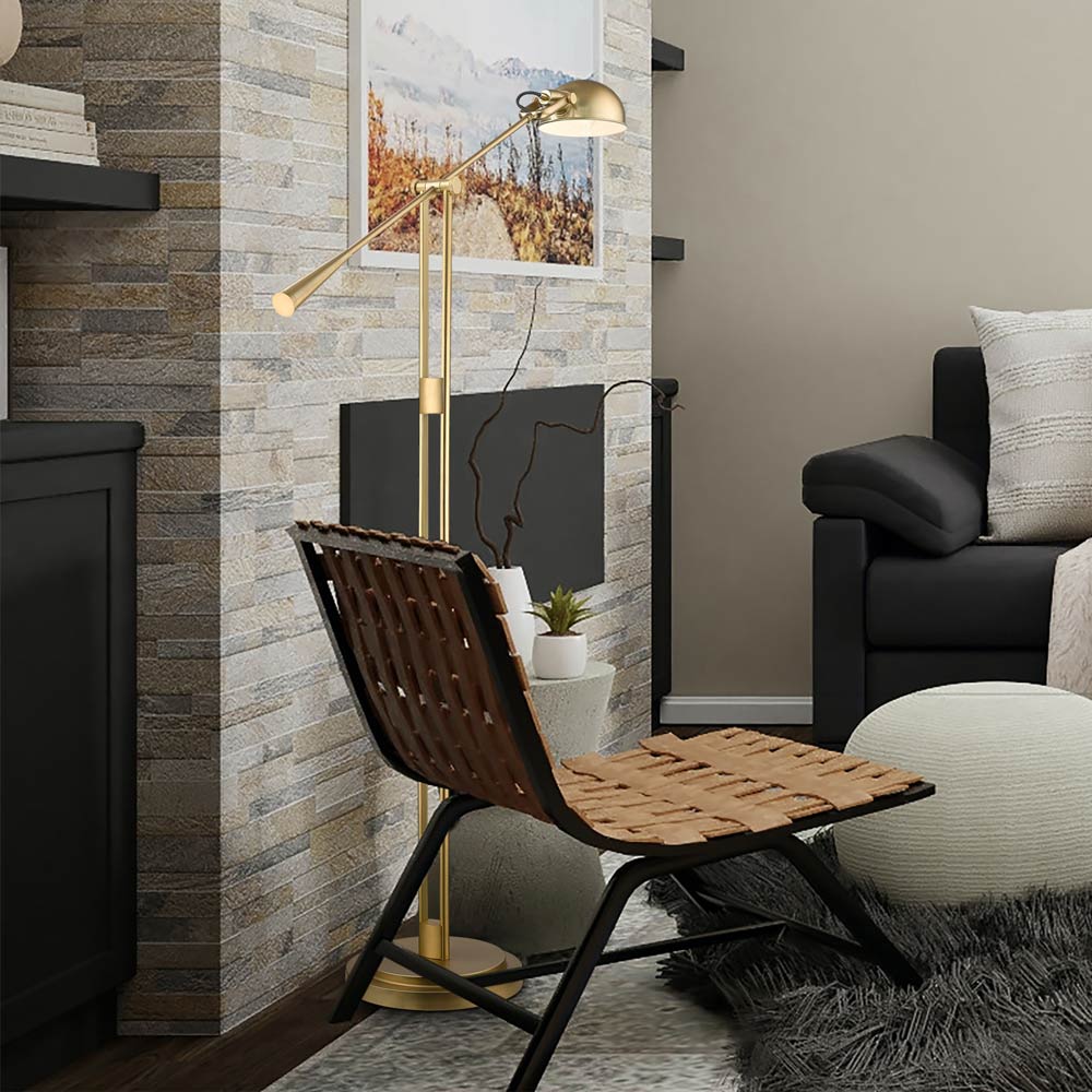 Grammercy Park Floor Lamp in living room.