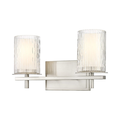 Grayson Bath Vanity Light in Brushed Nickel (2-Light).