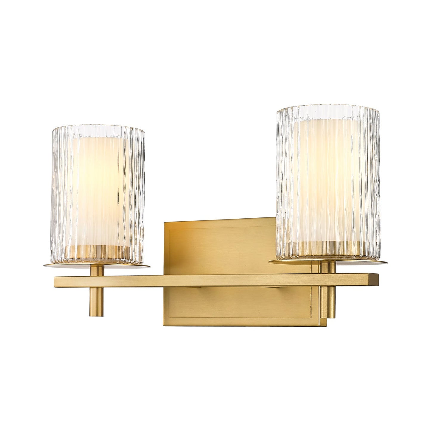 Grayson Bath Vanity Light in Modern Gold (2-Light).