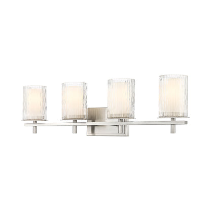 Grayson Bath Vanity Light in Brushed Nickel (4-Light).