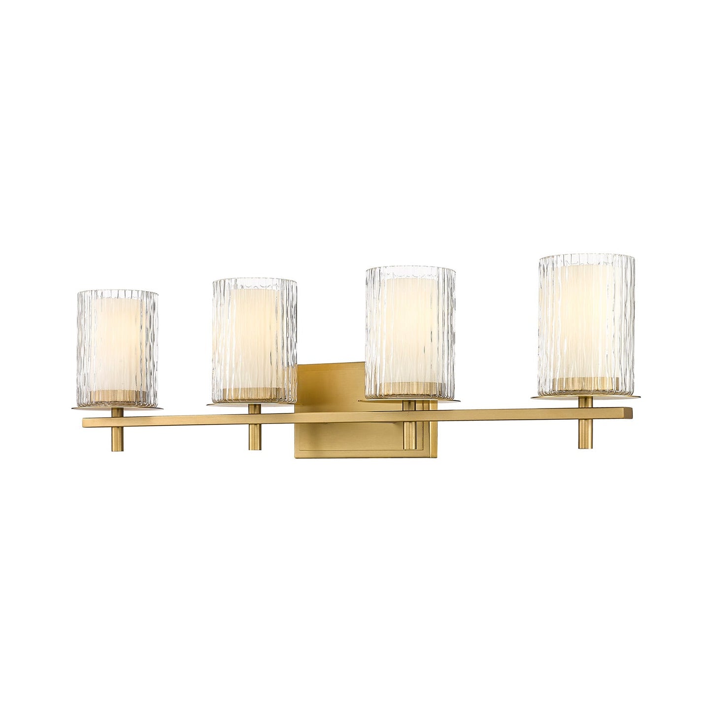Grayson Bath Vanity Light in Modern Gold (4-Light).