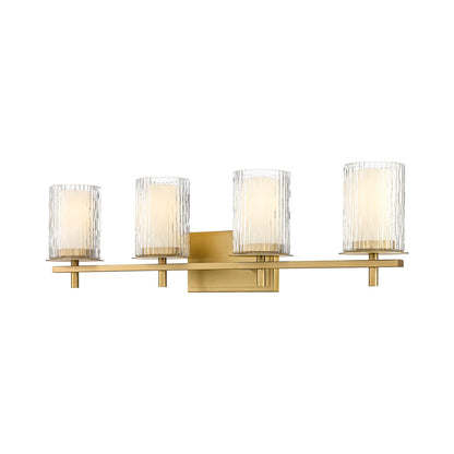 Grayson Bath Vanity Light in Modern Gold (4-Light).