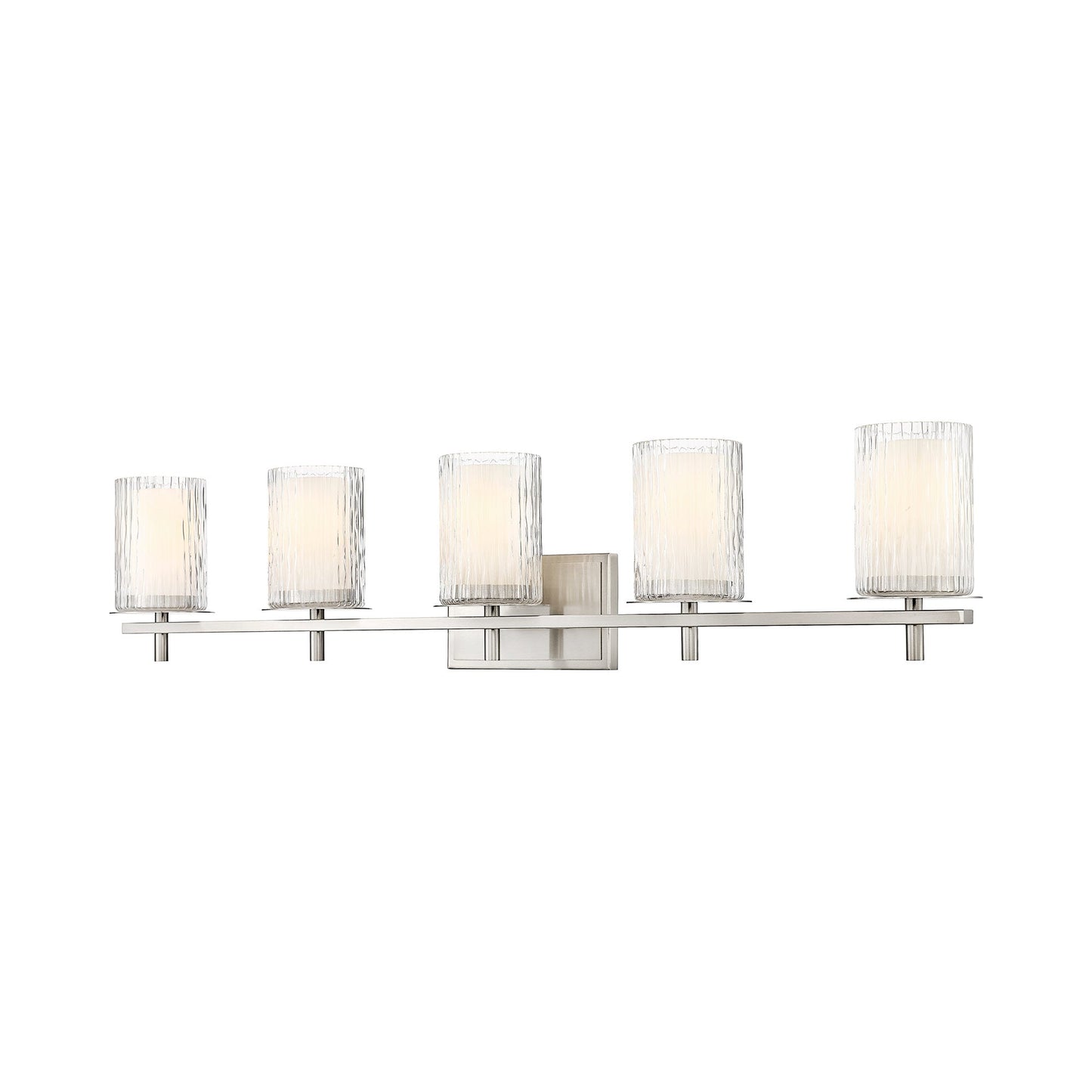 Grayson Bath Vanity Light in Brushed Nickel (5-Light).