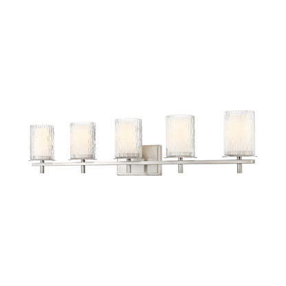 Grayson Bath Vanity Light in Brushed Nickel (5-Light).