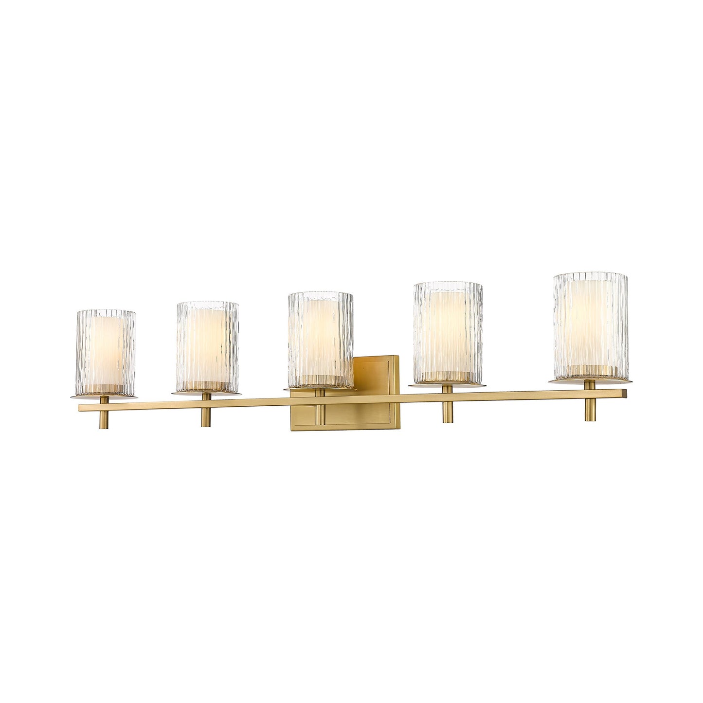Grayson Bath Vanity Light in Modern Gold (5-Light).