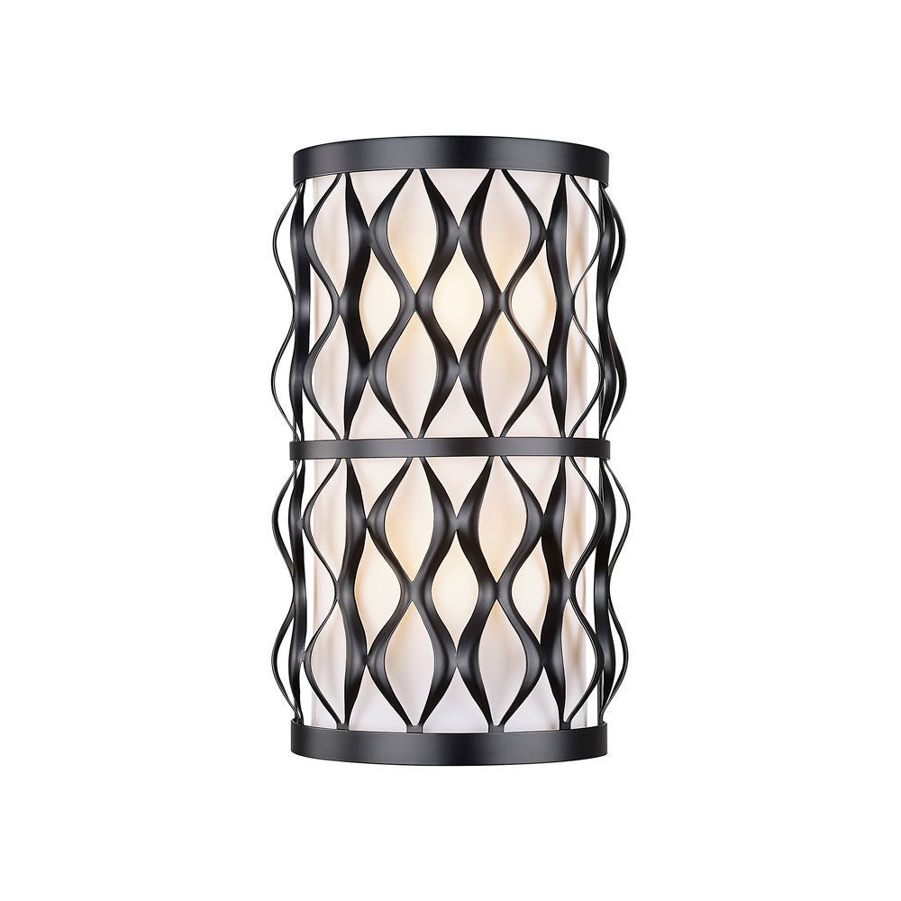 Harden Wall Light in Matte Black (14.6-Inch).