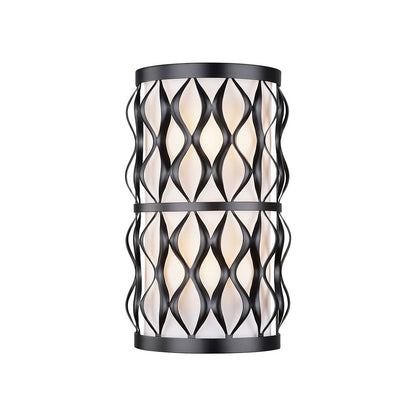 Harden Wall Light in Matte Black (14.6-Inch).