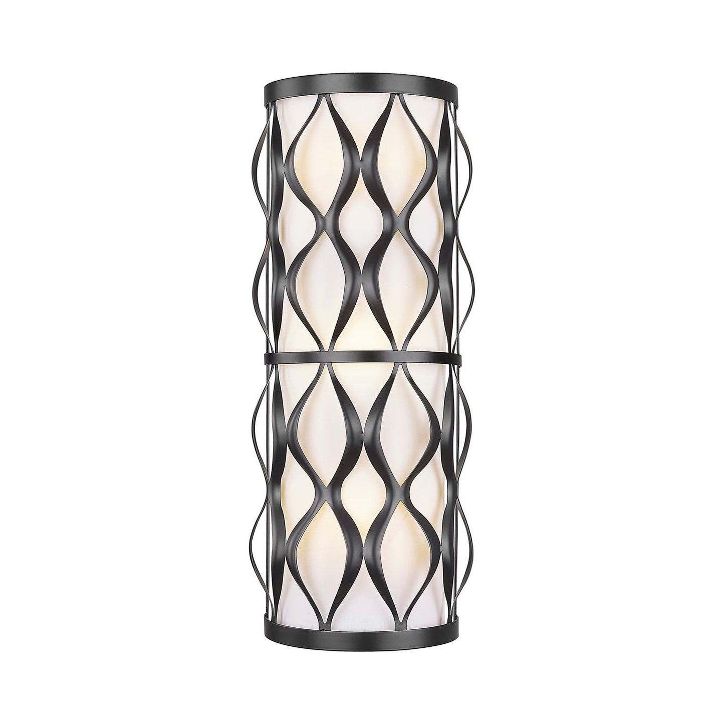 Harden Wall Light in Matte Black (22.5-Inch).