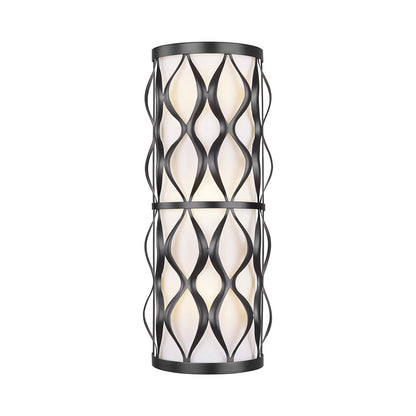 Harden Wall Light in Matte Black (22.5-Inch).