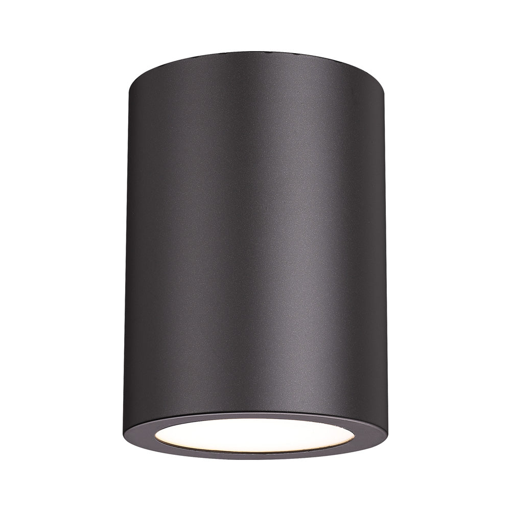 Harley Flush Mount Ceiling Light in Bronze (5-Inch).