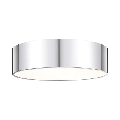 Harley Flush Mount Ceiling Light in Chrome (20-Inch).