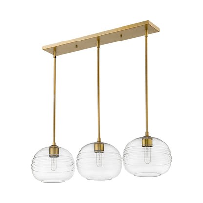 Harmony Linear Chandelier in Detail.