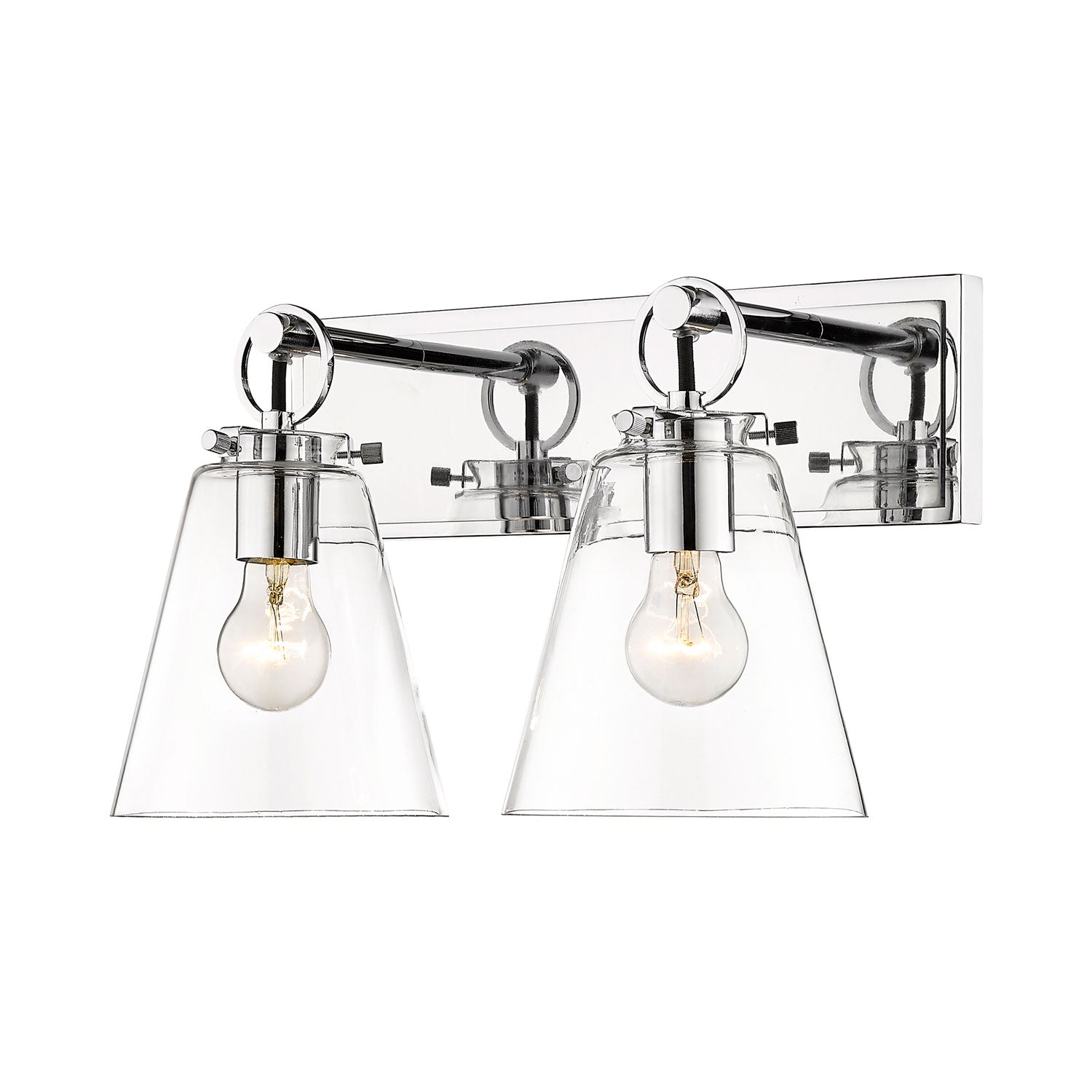 Harper Bath Vanity Light in Chrome (2-Light).