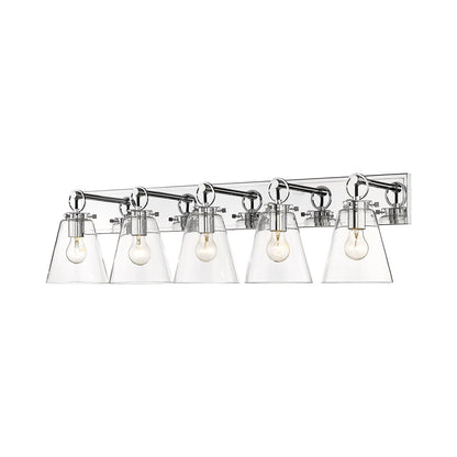 Harper Bath Vanity Light in Chrome (5-Light).