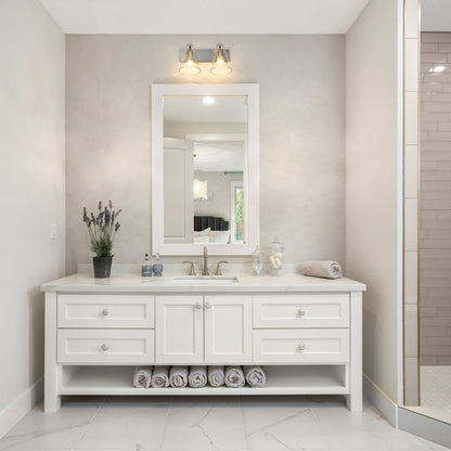 Harper Bath Vanity Light in bathroom.