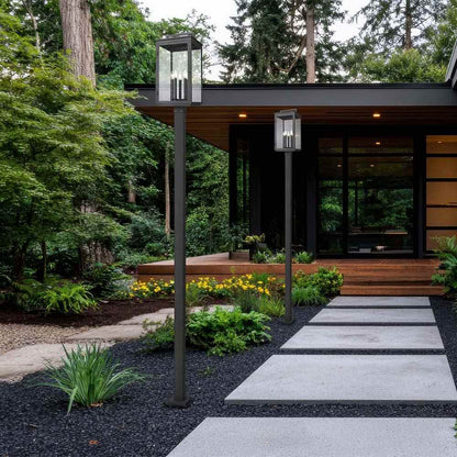 Hartwell Outdoor Post Light in Outside Area.