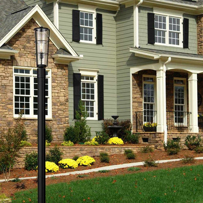 Helix 519P Outdoor Post Light in Outside Area.