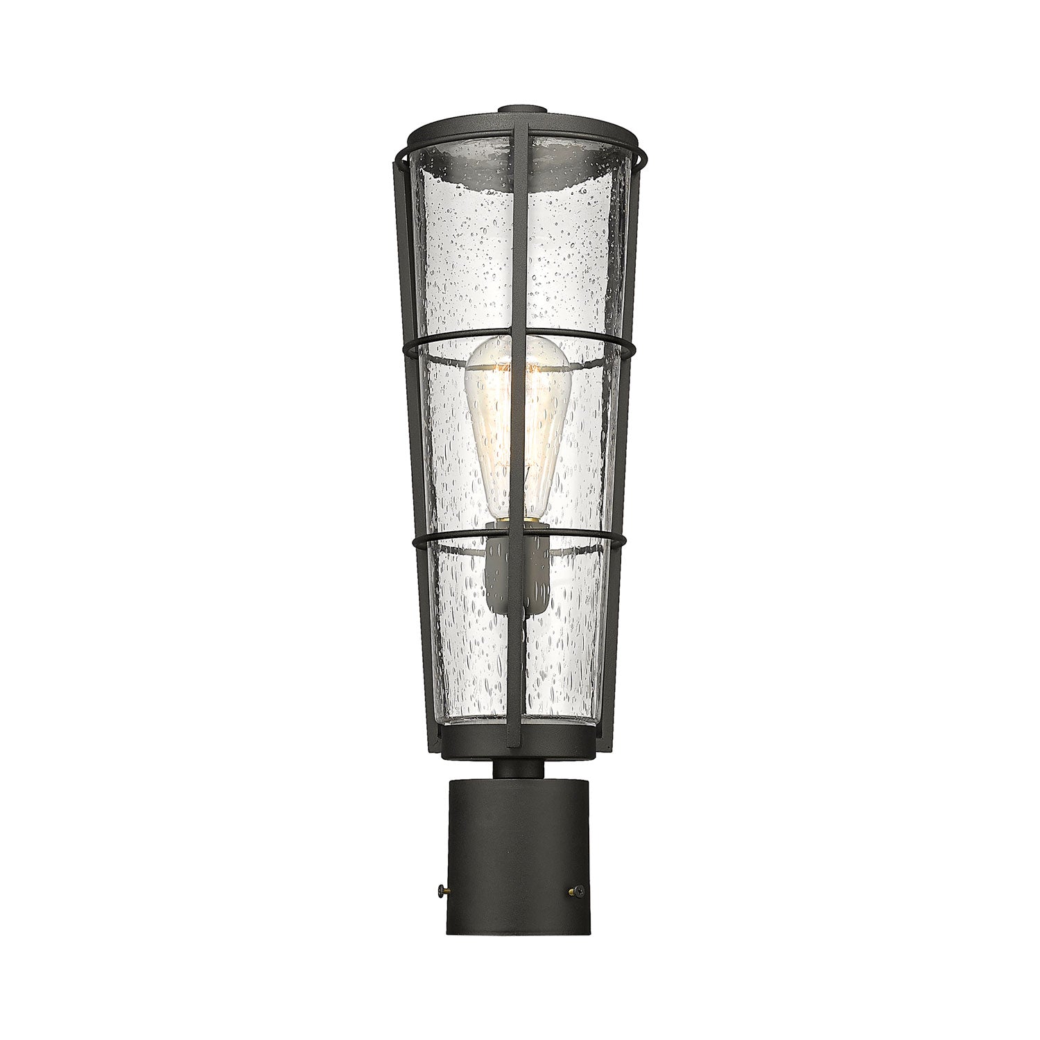 Helix Outdoor Post Light in Detail.