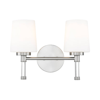 Henri Bath Vanity Light in Brushed Nickel (2-Light).