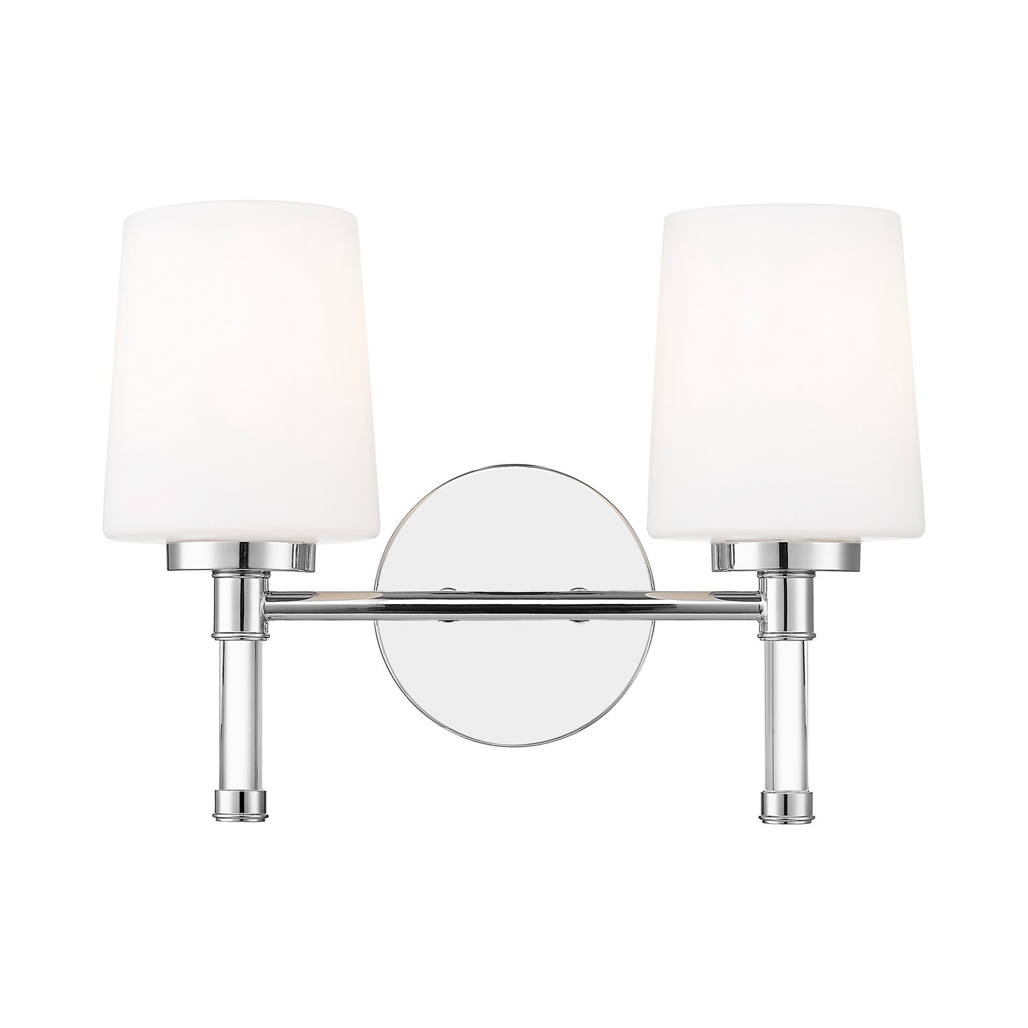 Henri Bath Vanity Light in Chrome (2-Light).