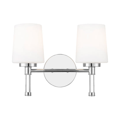 Henri Bath Vanity Light in Chrome (2-Light).
