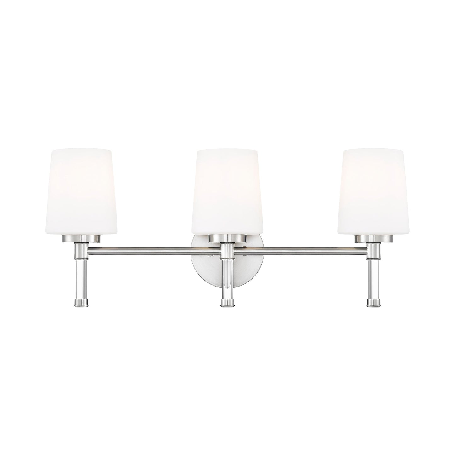 Henri Bath Vanity Light in Brushed Nickel (3-Light).