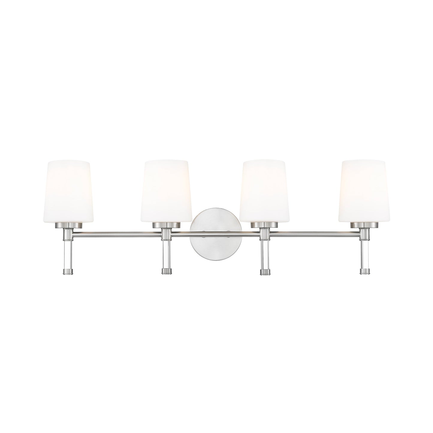 Henri Bath Vanity Light in Brushed Nickel (4-Light).