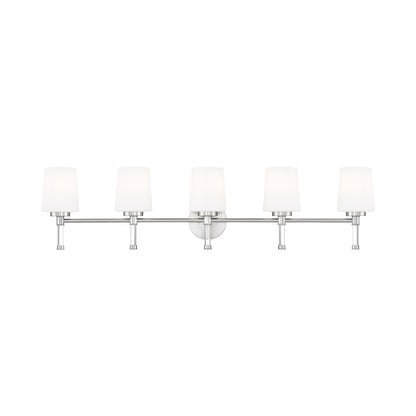 Henri Bath Vanity Light in Brushed Nickel (5-Light).