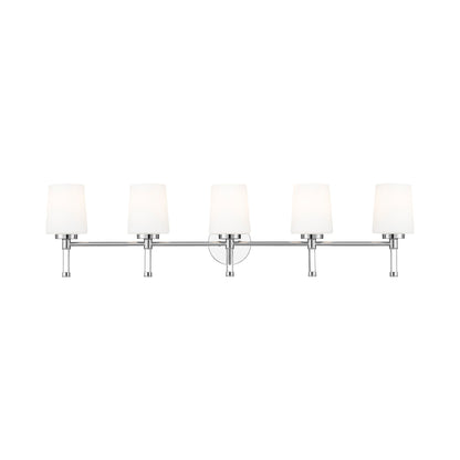 Henri Bath Vanity Light in Chrome (5-Light).