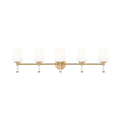 Henri Bath Vanity Light in Modern Gold (5-Light).