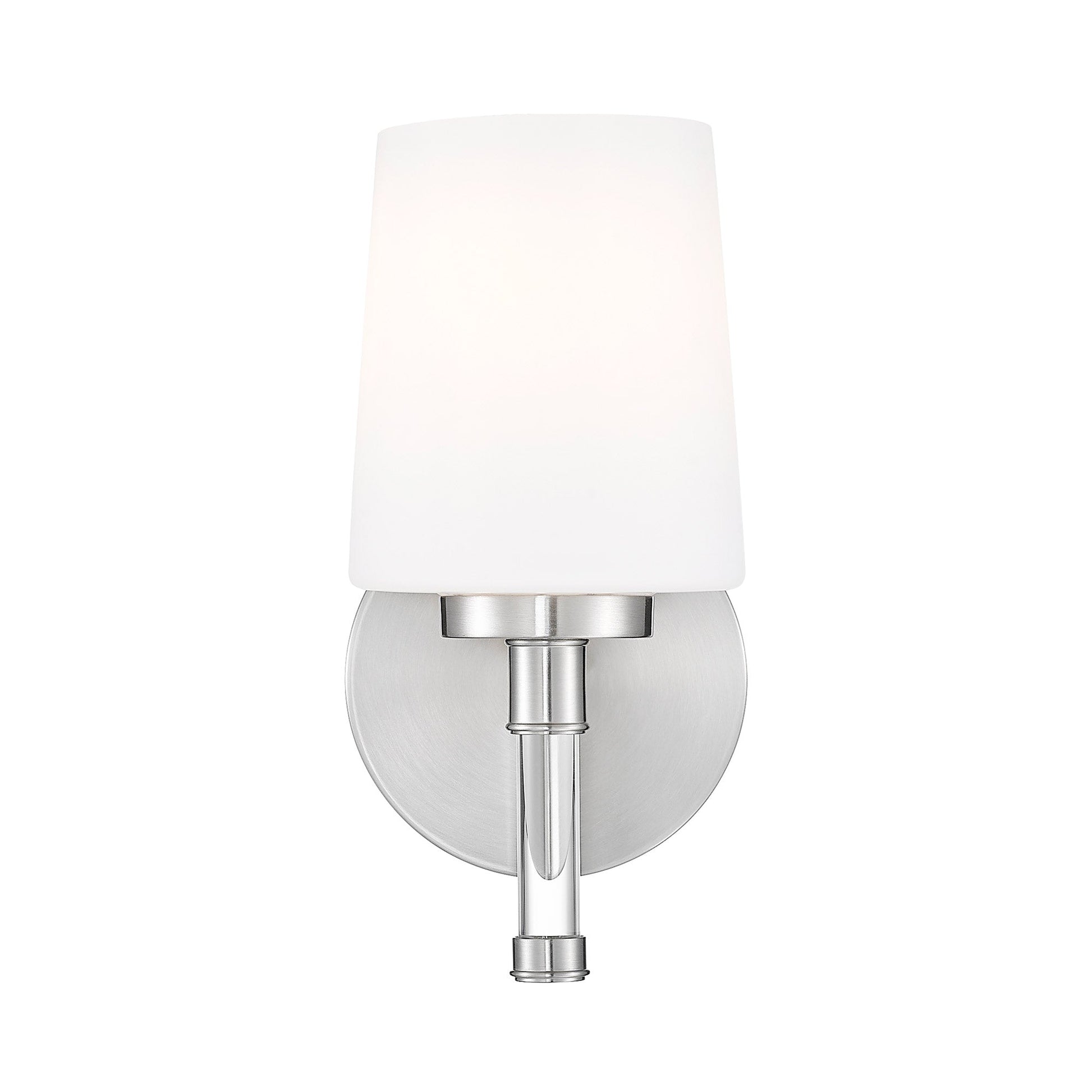 Henri Bath Wall Light in Brushed Nickel.