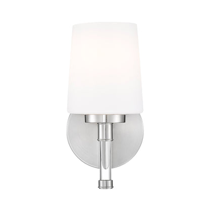Henri Bath Wall Light in Brushed Nickel.